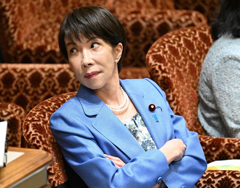 参院予算委員会に臨む高市早苗首相＝国会内で2026年4月27日午前8時52分、平田明浩撮影