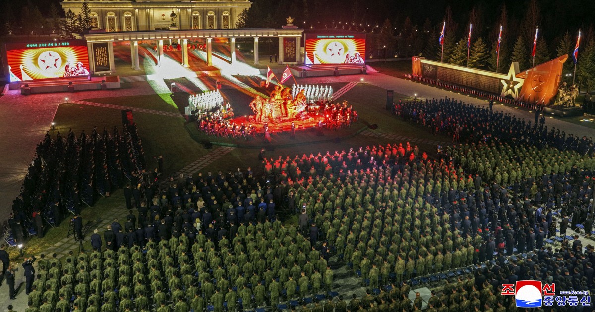 N. Korea holds opening ceremony of museum honoring troops sent to Russia