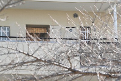 コンクリート詰めにした子どもの遺体を遺棄した飯森憲幸被告の自宅（当時）＝大阪市平野区で2025年3月1日午後2時41分、北村隆夫撮影