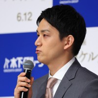 引退記者会見に臨む木原龍一さん＝東京都千代田区で2026年4月28日午前10時39分、猪飼健史撮影