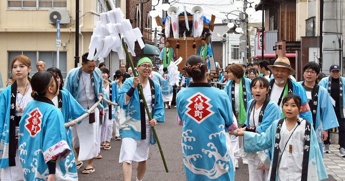 掛け声響き、初夏の訪れを告げる「八屋祇園」が開幕　福岡・豊前