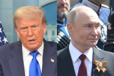 トランプ米大統領（左）とロシアのプーチン大統領