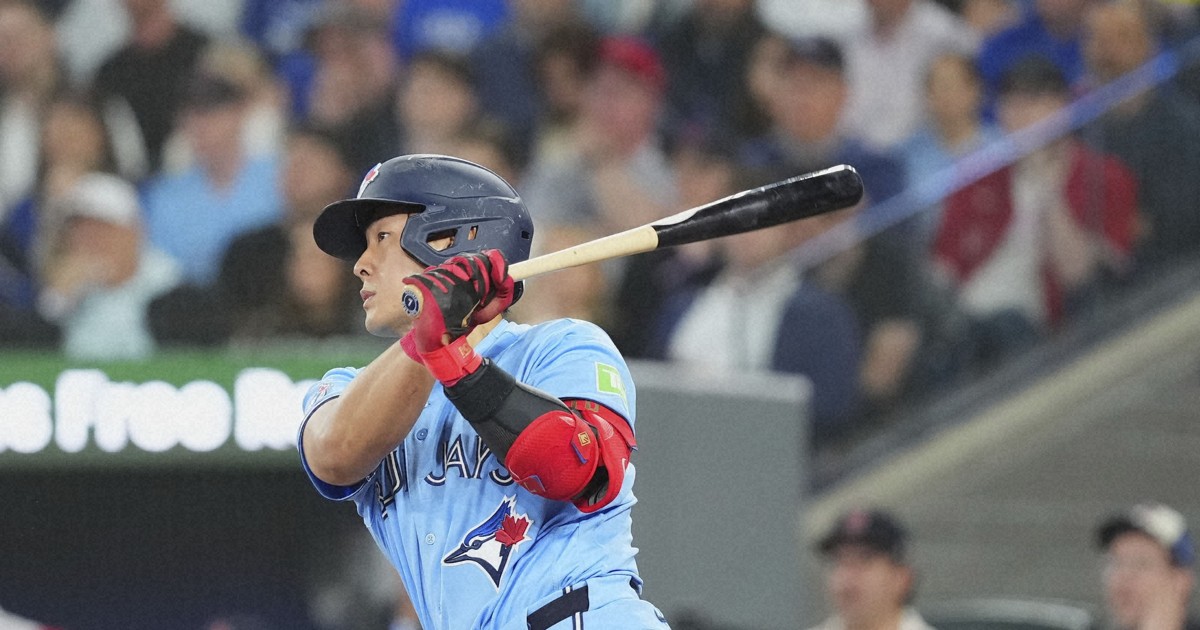 岡本、逆転の2点適時打　村上3四球、菊池緊急降板　米大リーグ