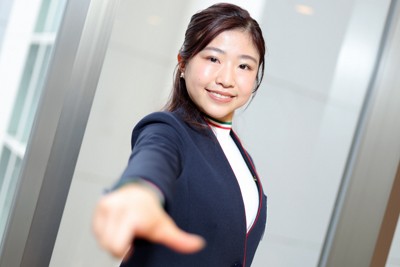 フィギュアスケートの千葉百音選手＝東京都港区で2026年4月22日、中川祐一撮影