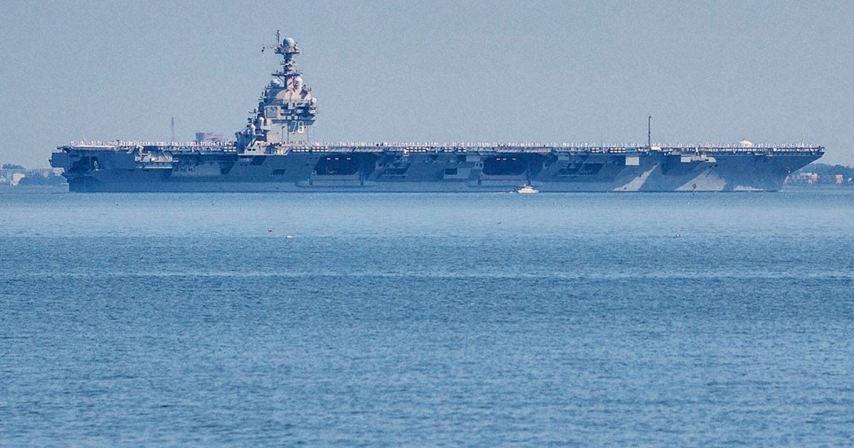 USS Ford aircraft carrier will be heading home after record-breaking deployment