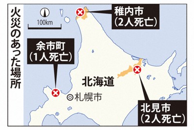 火災のあった場所