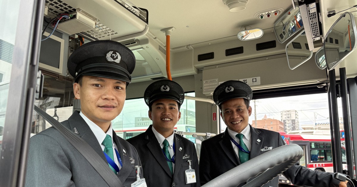愛知・豊田で外国人バス運転士誕生　特定技能制度で、中部地方初