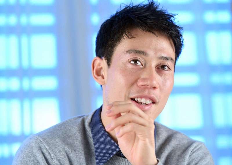 テニスプレーヤー　錦織圭選手＝東京都港区で2016年12月9日、竹内紀臣撮影