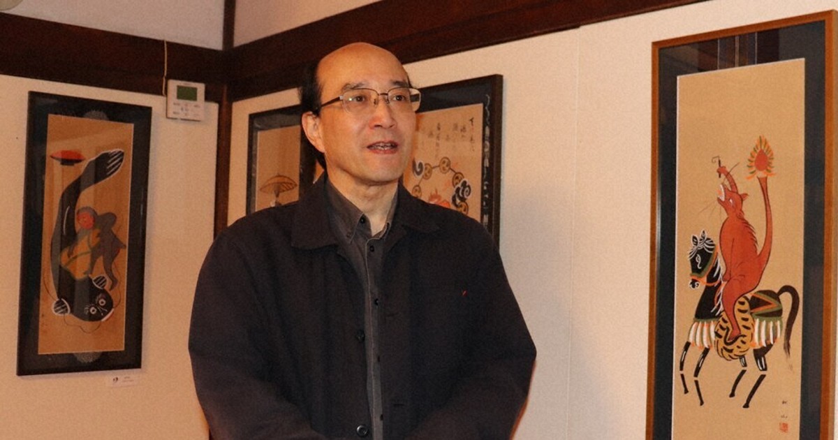 大津絵師、五代目の深み 高橋松山さん 画業30年記念展 三井寺 ／滋賀