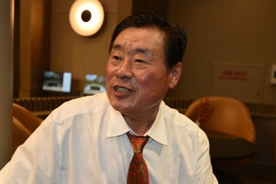 中国の「スパイ」として有罪判決を受けた在米の民主活動家の王書君氏＝米東部ニューヨークで2026年2月16日