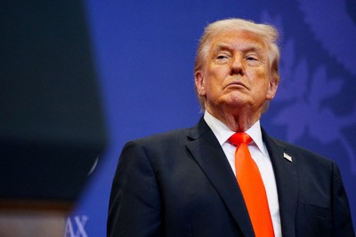 トランプ米大統領＝米南部フロリダ州で2026年5月1日、ロイター