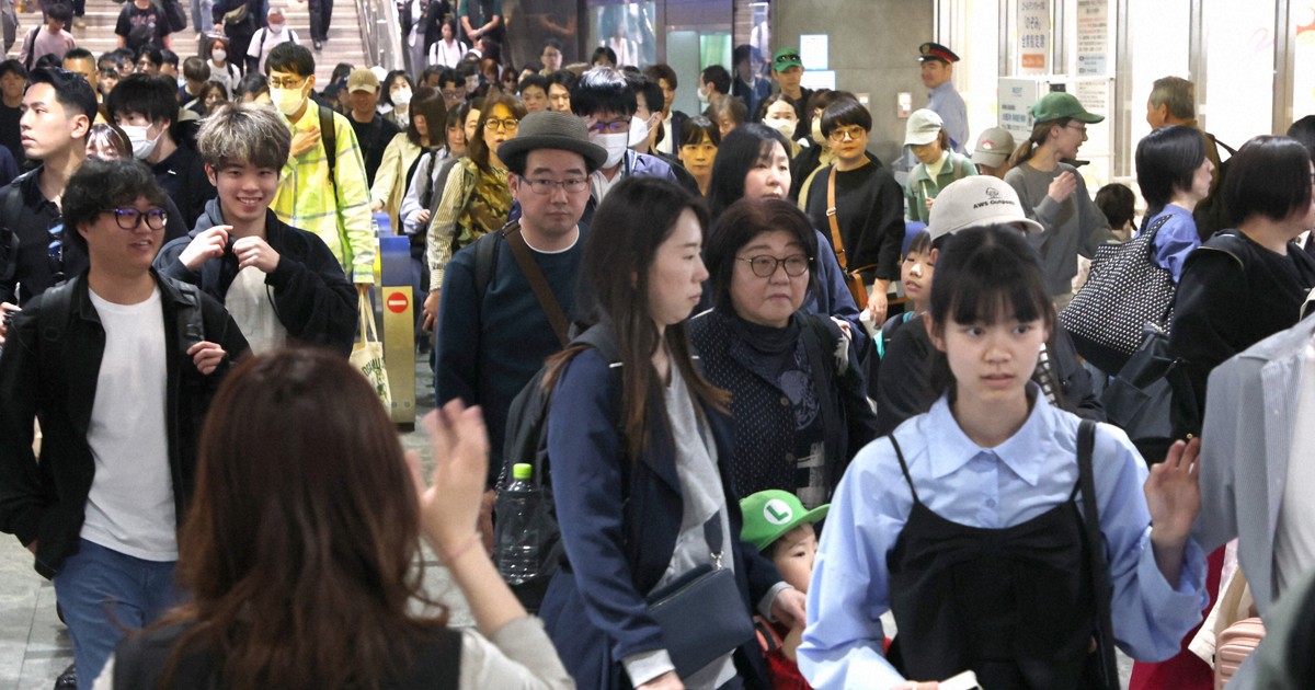 「ゆっくりしたい」GW後半5連休スタート　博多駅などで混雑