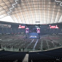 プロボクシングの井上尚弥と中谷潤人らが対戦する東京ドーム＝東京都文京区で2026年5月2日、平川義之撮影
