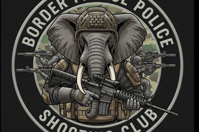タイ国境警備警察の関連団体のものとみられるロゴマーク。陸自のものと酷似していると指摘されている