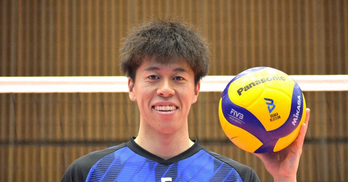バレー推し:「可能性に気づかせてくれた」今季、大阪B・富田将馬を変えた人