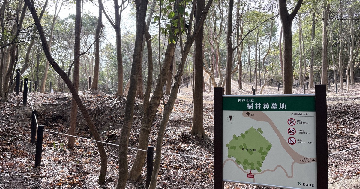 神戸市の「樹林葬墓地」の利用希望、すでに応募多数　抽選も