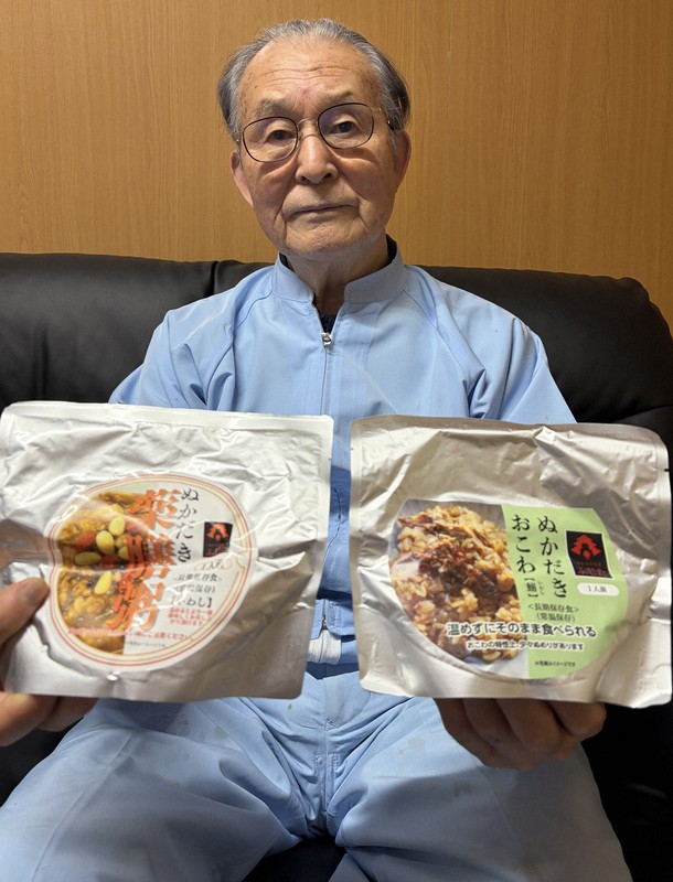 新商品を開発した藤田浩三社長＝北九州市門司区で2026年2月27日午後3時47分、橋本勝利撮影