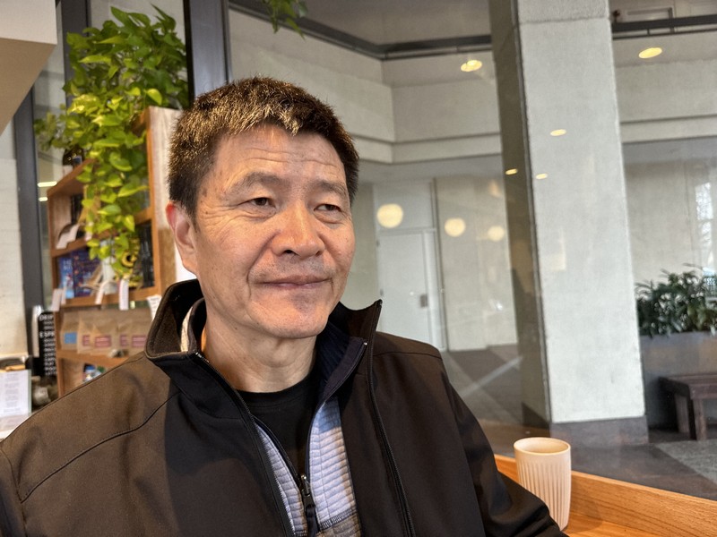 中国出身の著名な民主活動家の周鋒鎖さん＝米東部メリーランド州で2026年3月4日