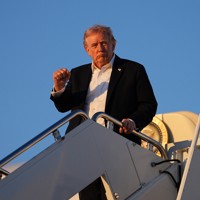トランプ米大統領＝2026年5月3日、AP