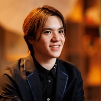 インタビューに答える宇野昌磨さん＝東京都千代田区の「LEXUS　MEETS...」で2026年4月3日、吉田航太撮影
