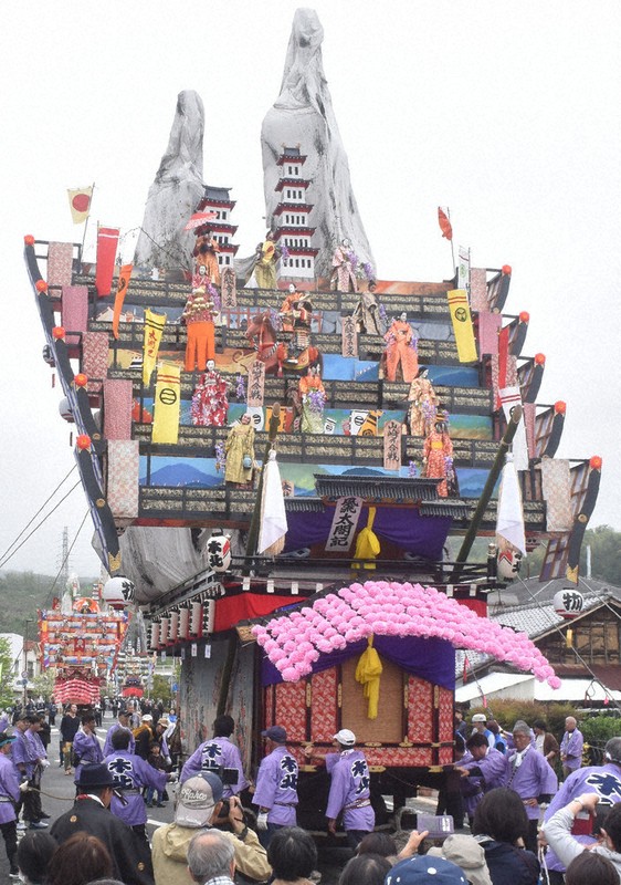 神峰神社大祭礼 迫力の日立風流物 山車4台、7年ぶり公開 ／茨城 | 毎日新聞