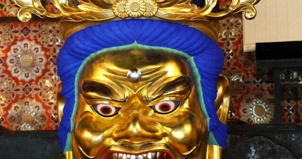 「暴悪大笑面」　十一面観音のお顔、精巧に再現　奈良・長谷寺