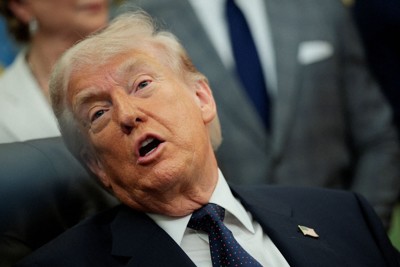 トランプ米大統領＝米ホワイトハウスで2026年5月5日、ロイター