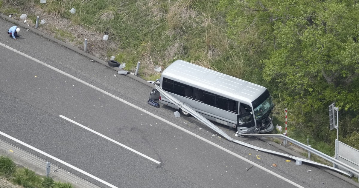 磐越道巴士事故 司機過失致死傷遭逮 現場無煞車痕