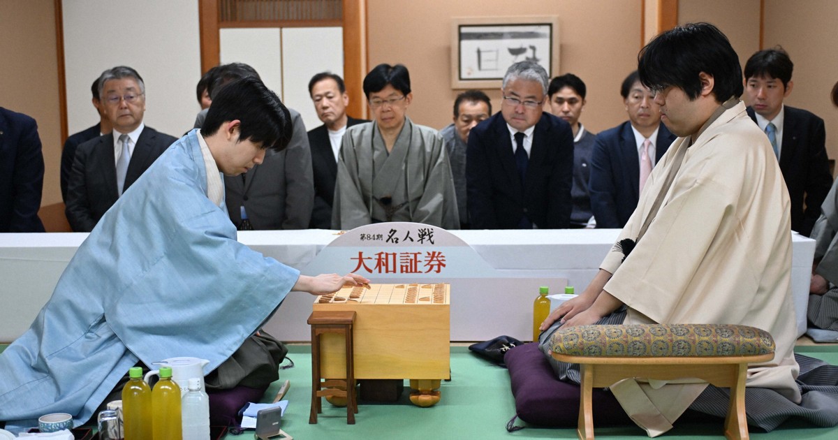 名人戰第三局開打 藤井聰太與糸谷哲郎均採雁木戰術