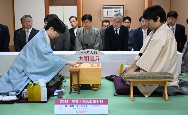 名人戰第三局開打 藤井聰太與糸谷哲郎均採雁木戰術