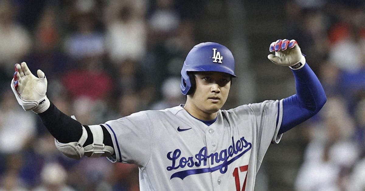Baseball: Ohtani breaks out of hitless streak as Dodgers crush Astros