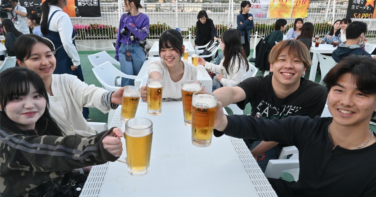 会社帰りにも　長崎市でビアガーデンオープン　10月12日まで
