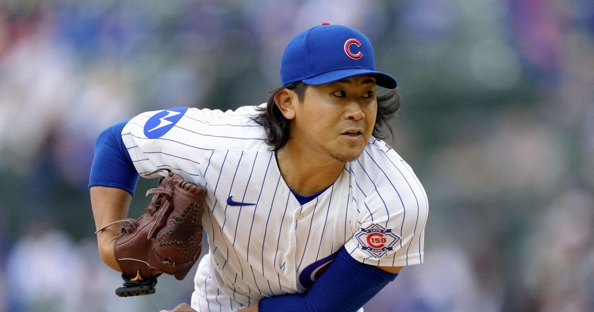 Baseball: Imanaga earns 4th win as Cubs extend winning streak to 9