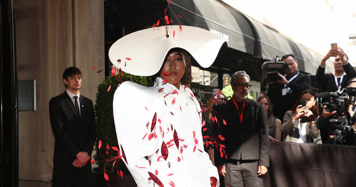 Naomi Osaka recounts her show-stopping Met Gala outfit at the 'Grand Slam' of fashion