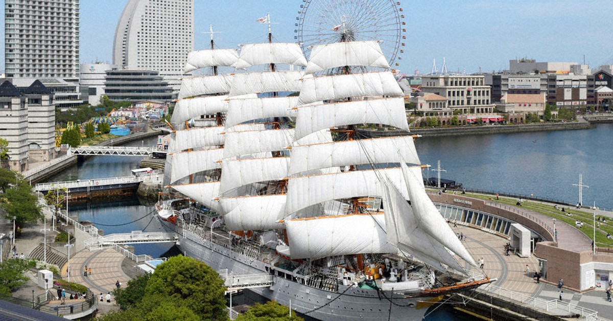 レトロの美：帆船日本丸 横浜市西区 育てた船乗り1万人超 | 毎日新聞