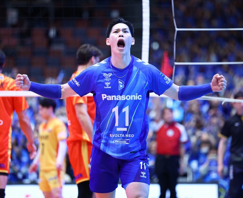 バレーボール男子SVリーグ準決勝 西田有志ら所属の大阪Bが決勝進出