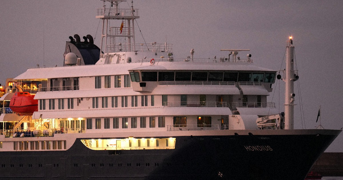 Hantavirus-stricken cruise ship arrives at Tenerife in Spain's Canary Islands