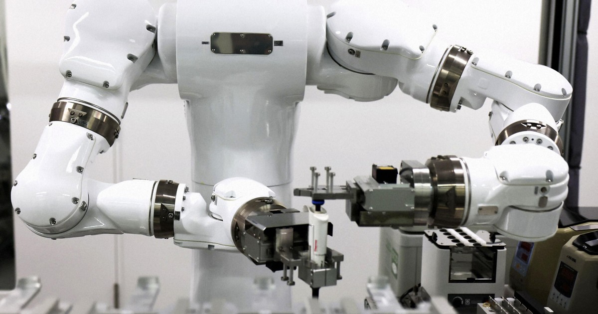 Unmanned lab opens with robots at work as researchers push AI, automation