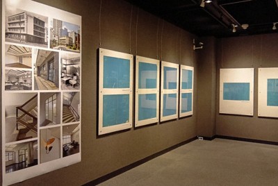 2人の建築思考をたどる写真や図面などの資料