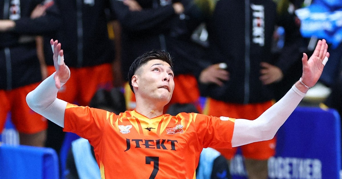 バレー推し：ジェイテクト高橋健太郎「ブリザールのトスに…」 PO準決勝