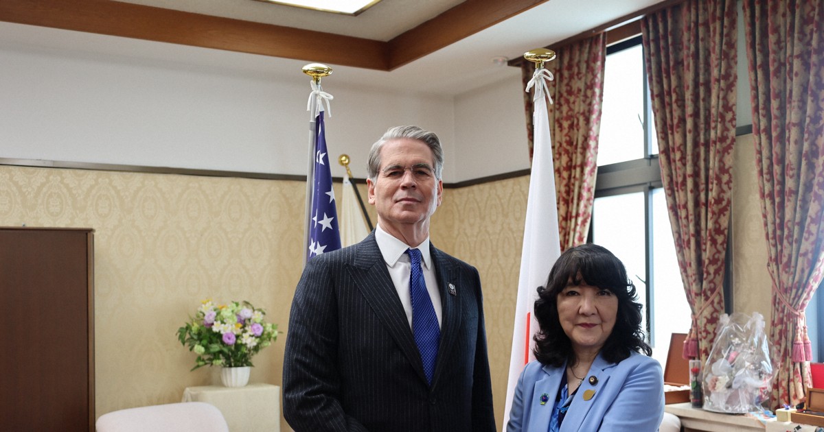 片山財務相與美國財長會談 稱就匯率干預「獲得理解」