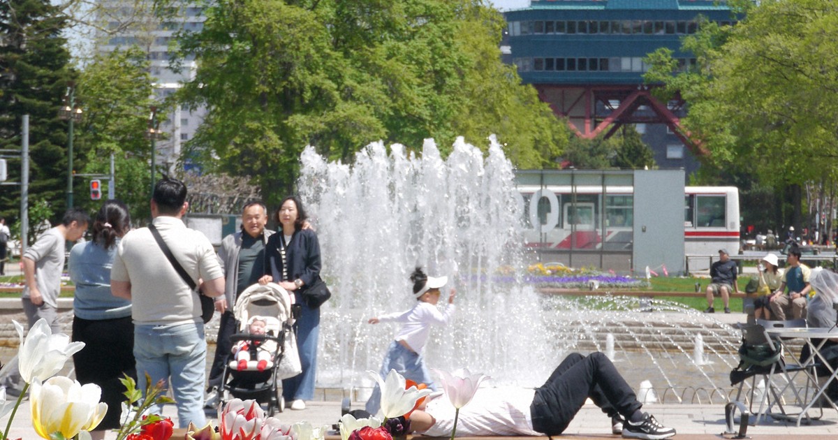 北海道、各地で夏日　美幌町で12日の全国最高気温29.1度