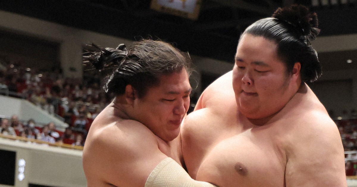 返り三役の若隆景が連勝発進　「強い気持ち」で大関撃破