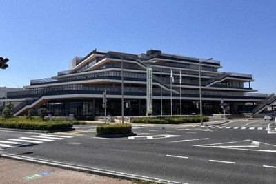 2026年5月17日にグランドオープンイベントが開催される松江市役所＝松江市で、小林理撮影