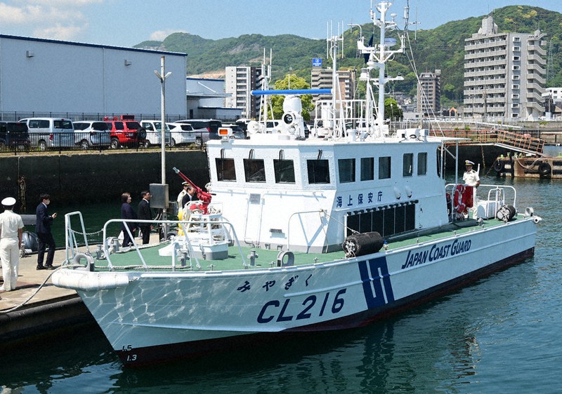 新巡視艇「みやぎく」就役披露式 苅田海上保安署で ／福岡 | 毎日新聞