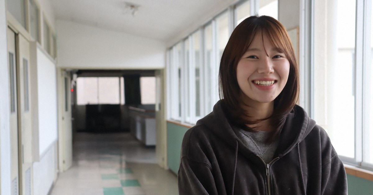 思い出残る廃校をカフェに　21歳がSNSでPR　北広島町