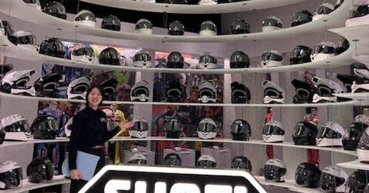 ライダーを守る技術と情熱　SHOEIヘルメットパークが人気