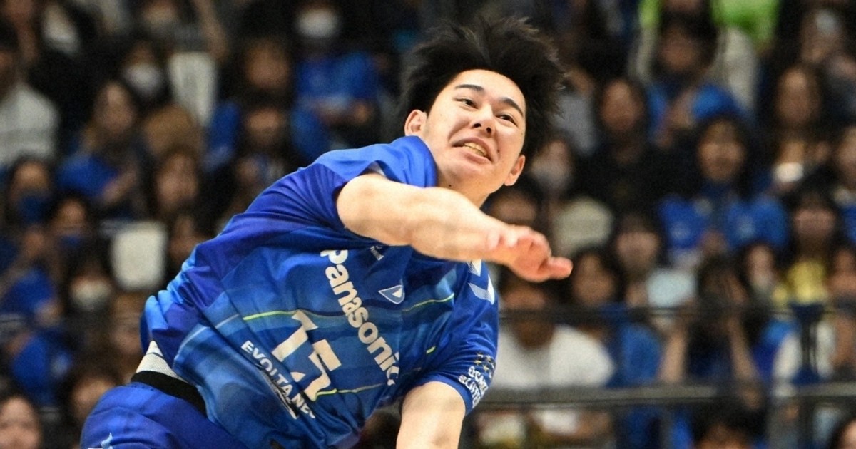 バレー推し:大阪B甲斐優斗　貫いた攻めの姿勢「引っかかる部分あったが…」