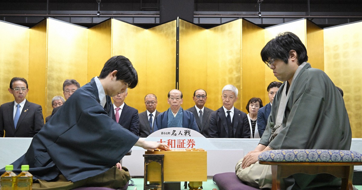 第84期名人戦 第4局の初手は藤井名人の2六歩 | 毎日新聞 第84期名人戦 第4局の初手は藤井名人の2六歩 | 毎日新聞
