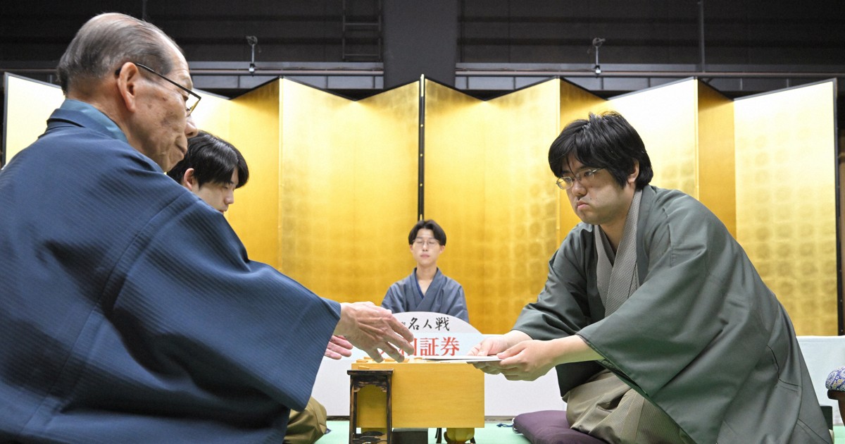 名人戦第4局 糸谷九段が48手目封じ1日目終了 | 毎日新聞